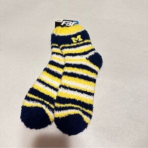 University of Michigan Soft Socks